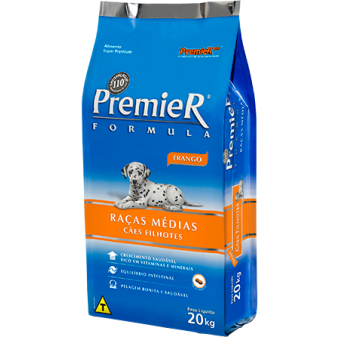 Premier Filhotes Raças Médias Frango - 20 kg Premier Filhotes Raças Médias Frango - 20 kg